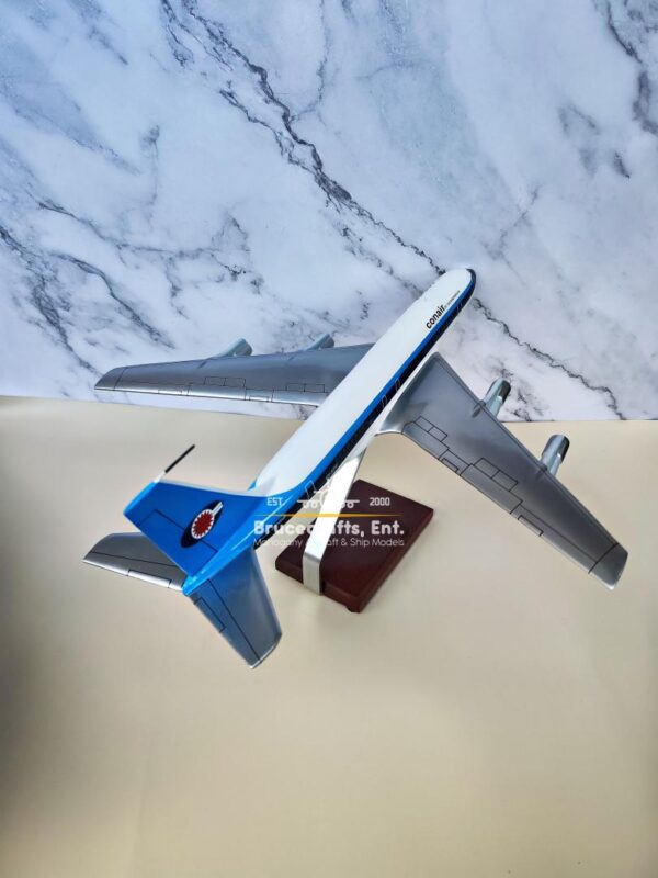 Model of B720-051B Conair Scandinavian Airlines with detailed craftsmanship.